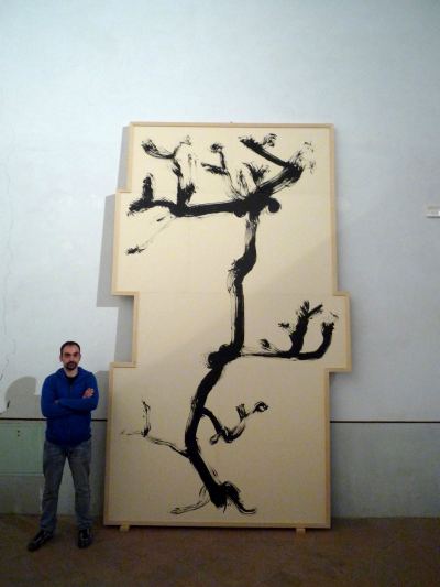 Cornice 220x380 con plexiglass per opera Matteo Fato